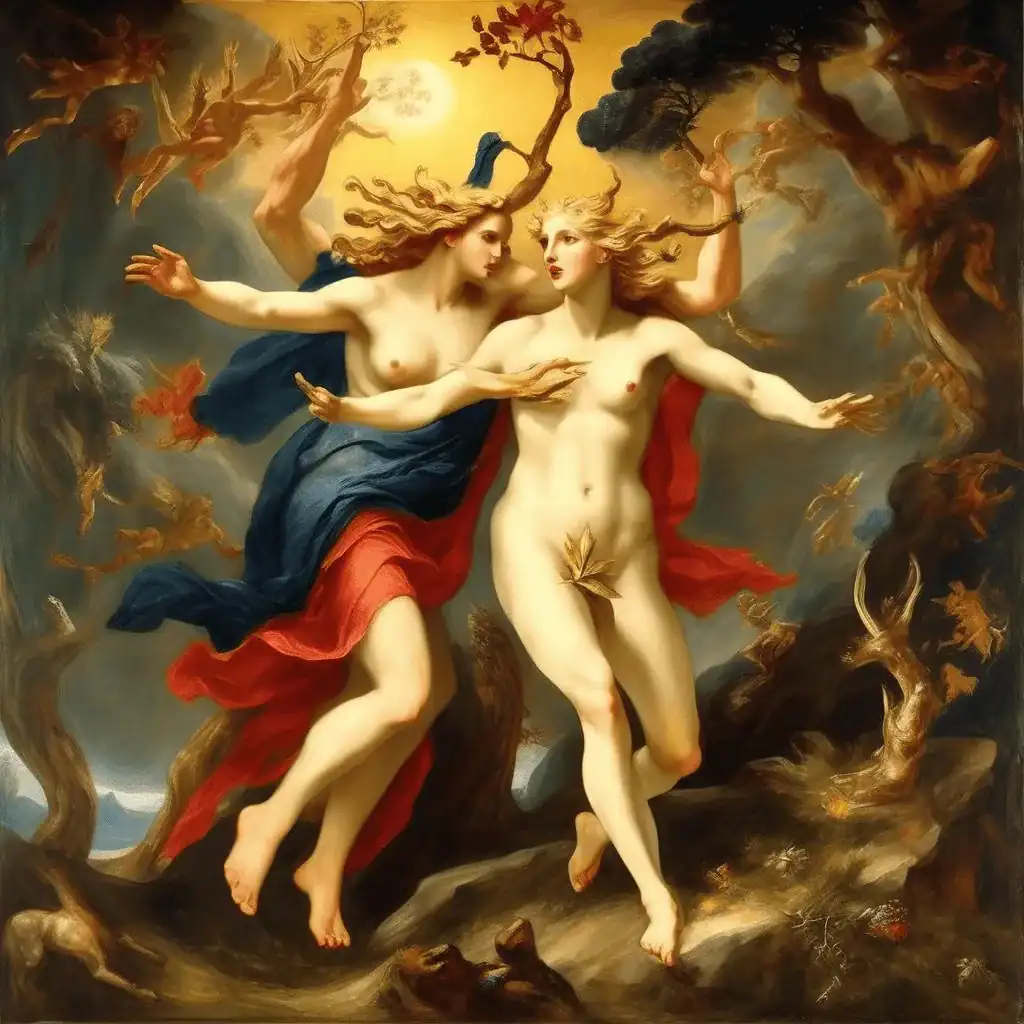 Apollo and Daphne – Theodore Chasseriau