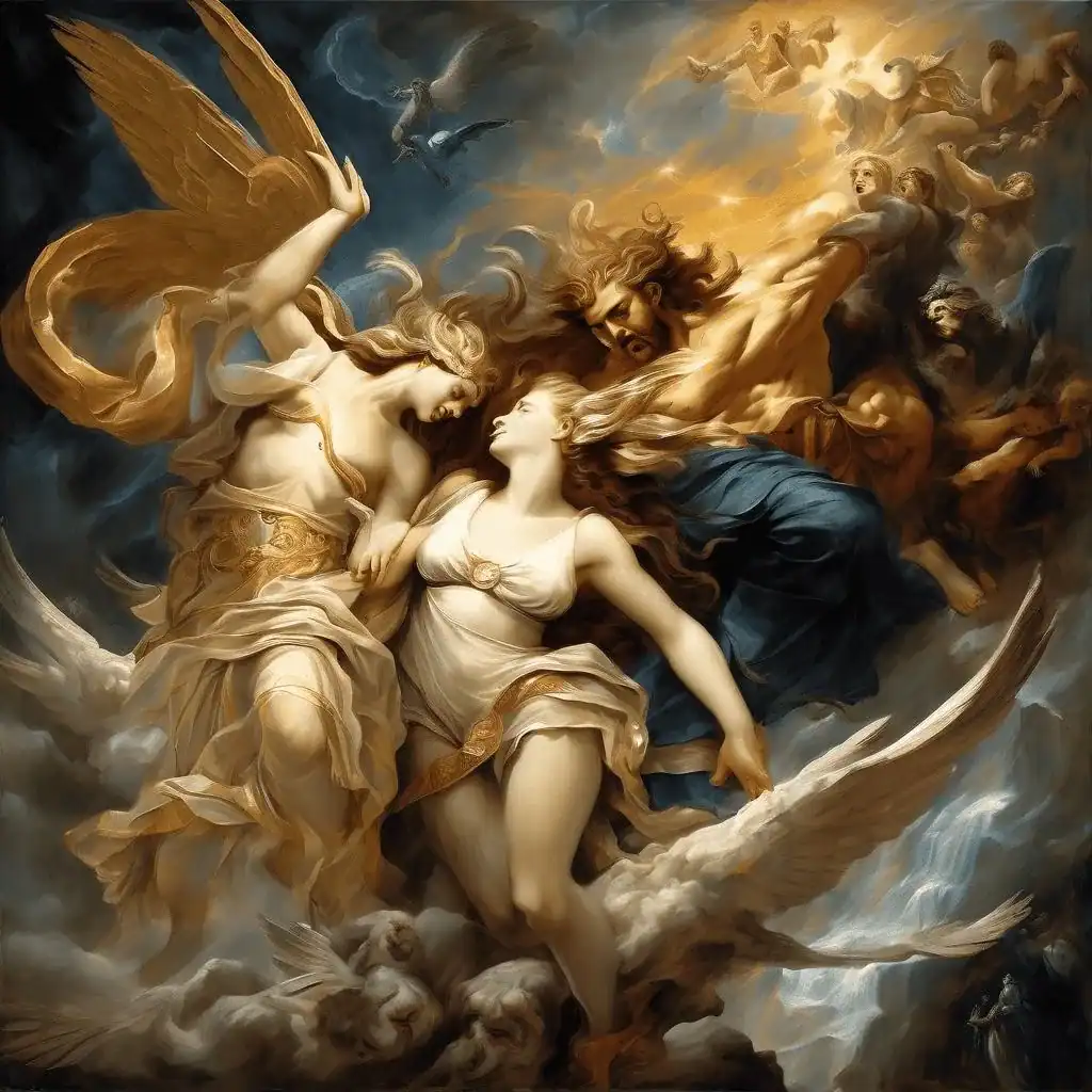 Zeus und Danae – Agnes von Angelis AvA