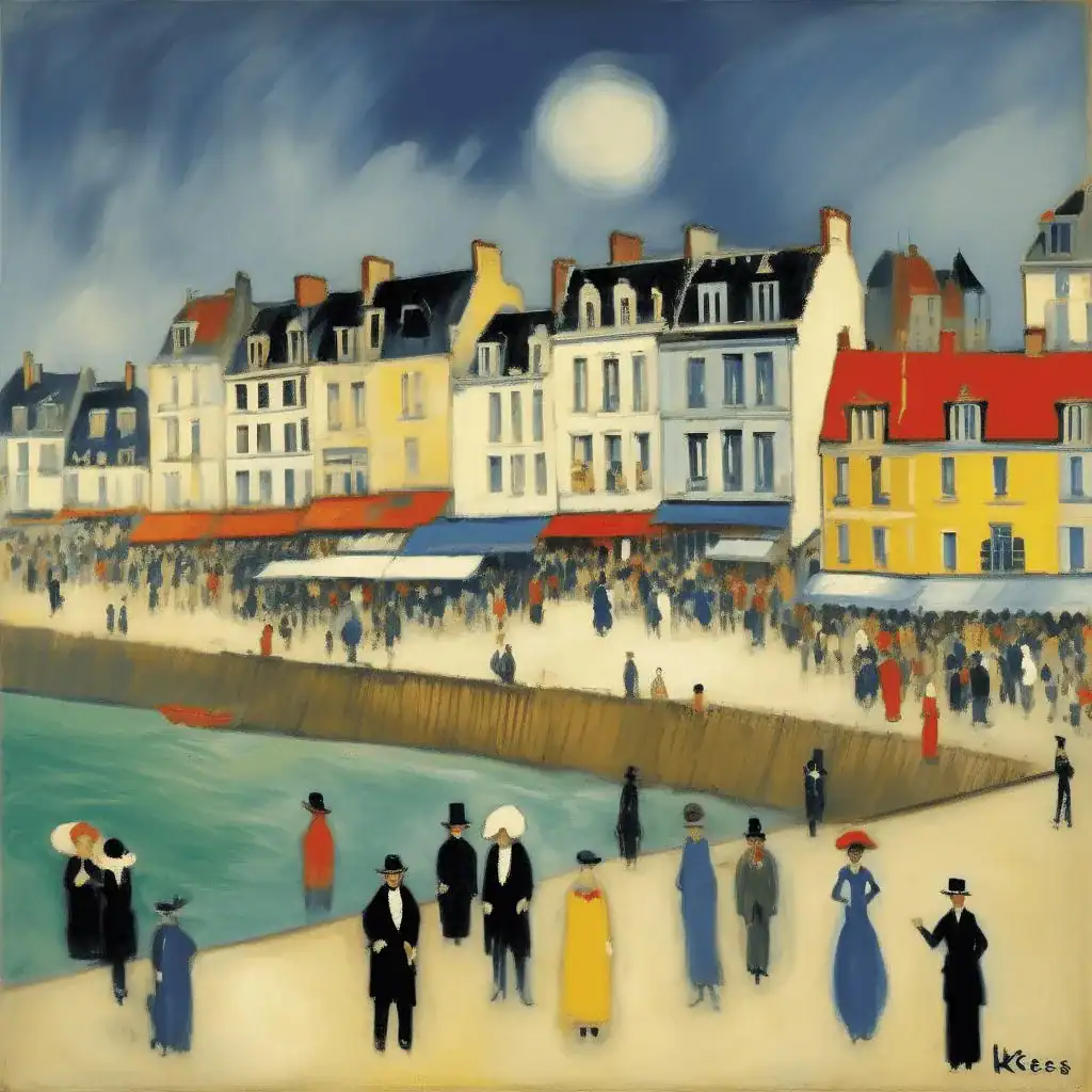 Trouville, la mer – Kees van Dongen